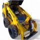 Mini ładowarka kołowa Skid Steer KUBOTA D1105 25KM 4x4